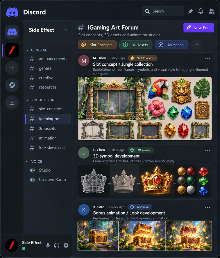 Discord — форум iGaming-арта